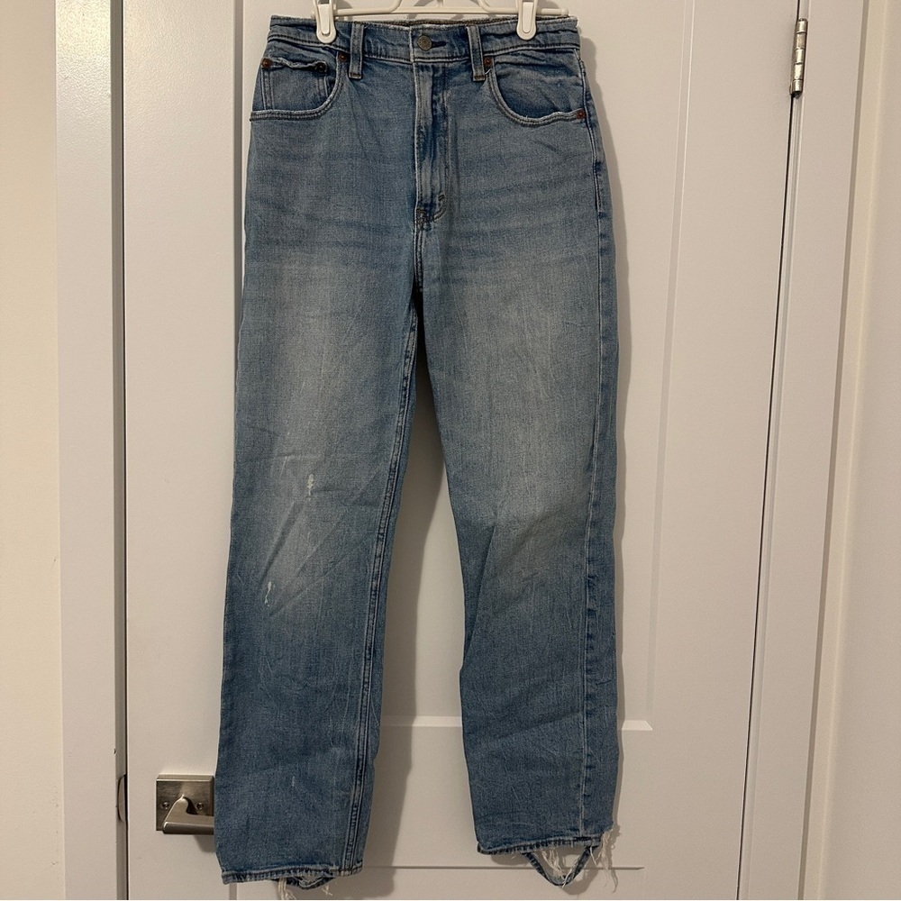 Abercrombie & Fitch Ultra High Rise Ankle Straight Jeans Size 27/4 Women’s